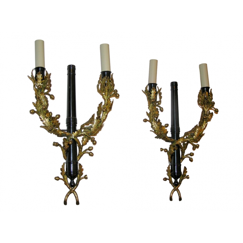 A pair of Directoire-style wall lights, from  Moinat SA  - Antiques and home décor