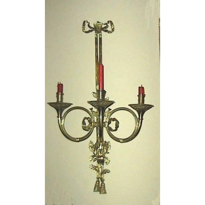  Paire d'appliques, style Louis XVI "Cor sur  Moinat SA  - Antiquités décoration