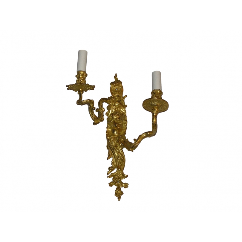 Regency-style wall light in gilded bronze, from  Moinat SA  - Antiques and home décor