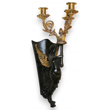 3-light wall light at Moinat SA – Antiques and home décor