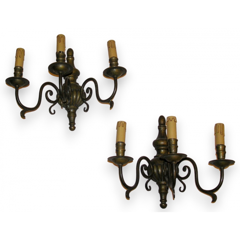 Pair of Dutch wall lights from  Moinat SA  - Antiques and home décor