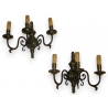 Paire d'appliques hollandaises