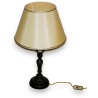  Lampe-pied bourgeoir abat-jour soie sur  Moinat SA  - Antiquités décoration