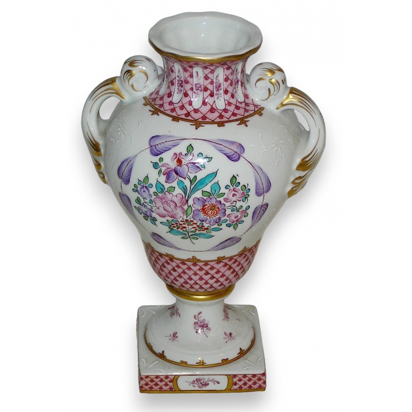  Pied de lampe Louis XVI en porcelaine sur  Moinat SA  - Antiquités décoration