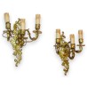 Pair of bronze Restoration wall lights by Moinat SA – Antiques and decorative items
