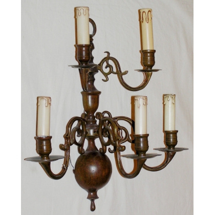 Dutch 5-arm wall light at Moinat SA – Antiques and home décor