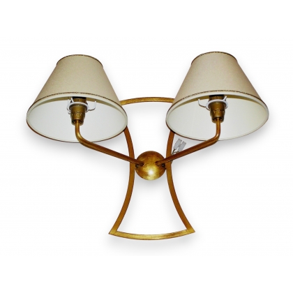 Gilded iron wall light, ‘JEAN’ model, by Moinat SA – Antiques and home décor