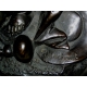 Groupe en bronze "2 puttis", signé MACHAULT