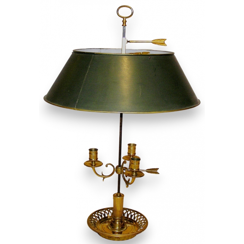  Lampe bouillotte style Louis XVI en sur  Moinat SA  - Antiquités décoration