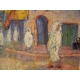 Huile sur toile "Marrakech" signée TEDESCHI