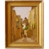 Paintings | Oil on wood, study from the Geneva School, Moinat SA  – Antiques and home décor