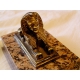 Sphinx en bronze sur socle en granit