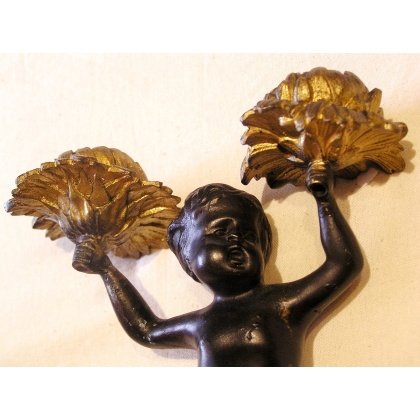 "Amour" candle holder with marble base at Moinat SA – Antiques and home décor