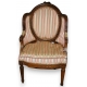 Bergère pour enfant style Louis XVI