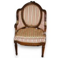 Bergère pour enfant style Louis XVI