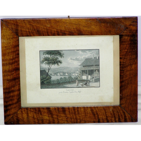 Gravure "Lucerne"  sur Moinat SA  - Antiquités décoration -  Gravures, Lithos