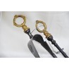  Pelle et pince en fer forgé/bronze sur  Moinat SA  - Antiquités décoration