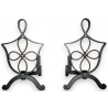 Paire de chenets Art Déco