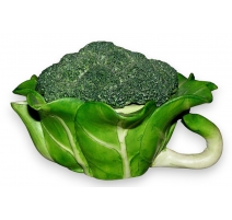 Théière miniature en porcelaine "Brocoli"