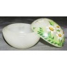 Glass box, painted with a ‘flower’ design, by Moinat SA – Antiques and decorative items