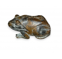 Petite grenouille en bronze