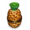 Porzellan-Tischuhr „Ananas“ von Moinat SA – Antiquitäten und Dekoration