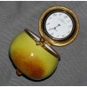 'Apple with foliage' table clock by Moinat SA – Antiques and home décor