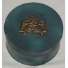 Green tin box from Moinat SA – Antiques and home décor