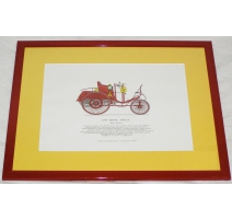 Gravure "Voiture BENZ"