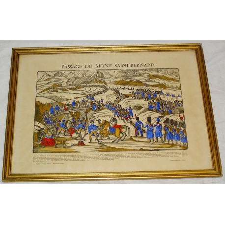 Lithografie „Passage du St-Bernard“ von EPINAL, Moinat SA – Antiquitäten und Dekoration – Stiche, Lithografien