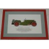 Gravure "Voiture SINGER"  sur Moinat SA  - Antiquités décoration -  Gravures, Lithos