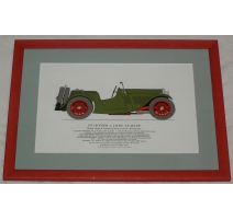 Gravure "Voiture SINGER"