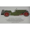 Gravure "Voiture SINGER"  sur Moinat SA  - Antiquités décoration -  Gravures, Lithos