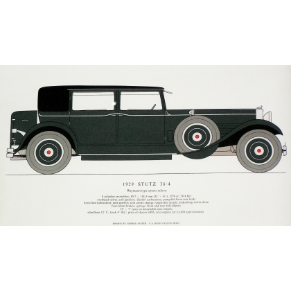 Radierung „STUTZ“ auf Moinat SA – Antiquitäten und Dekoration – Radierungen, Lithografien