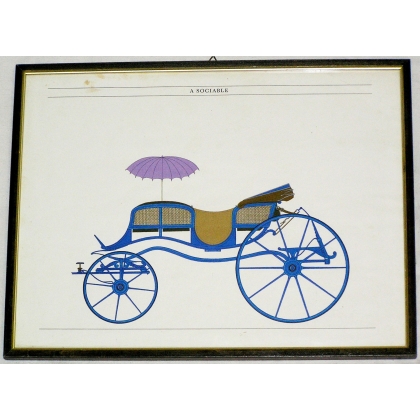  Dessin "Voiture" sur  Moinat SA  - Antiquités décoration