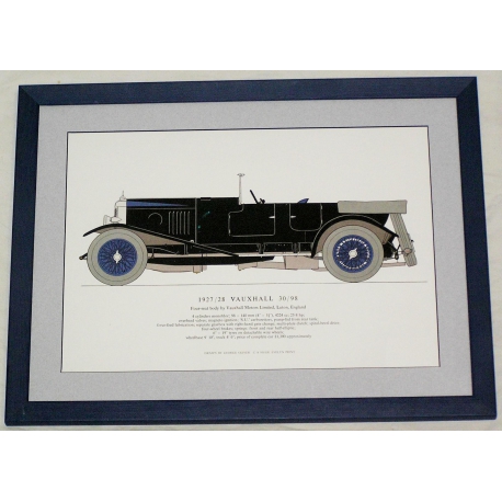 Engraving entitled ‘VAUXHALL Car’ by Moinat SA – Antiques and decorative items – Engravings, lithographs