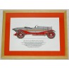 Gravure "Voiture ALVIS 1925"  sur Moinat SA  - Antiquités décoration -  Gravures, Lithos