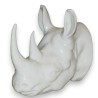 White porcelain rhinoceros head at  Moinat SA  - Antiques and home décor