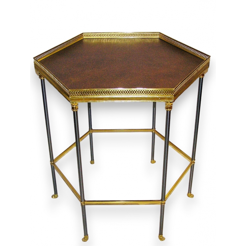 Hexagonal side table from  Moinat SA  - Antiques and home décor