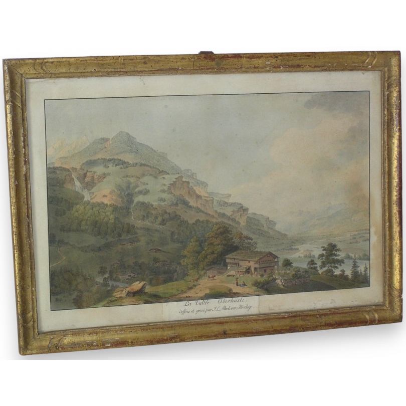 Gravure "Oberhasli" par ABERLI