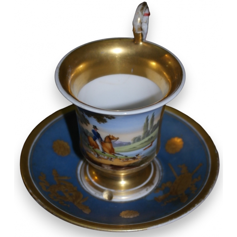 Porcelain cup and saucer from  Moinat SA  - Antiques and home décor