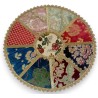 Red round rug at  Moinat SA  - Antiques and home décor