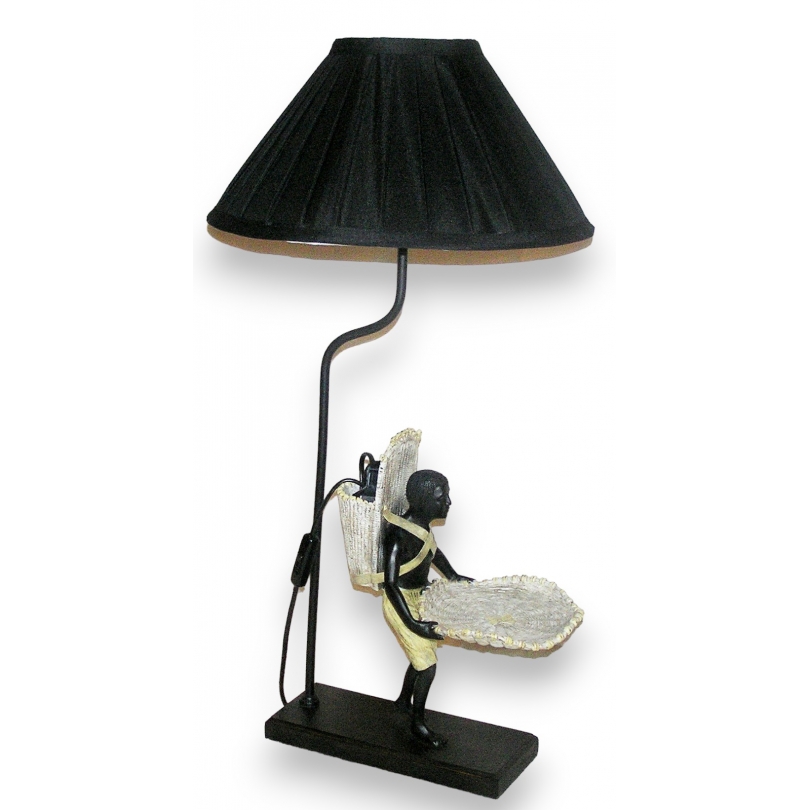 Lampe "Homme-panier"