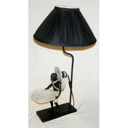  Lampe "Homme-panier" sur  Moinat SA  - Antiquités décoration