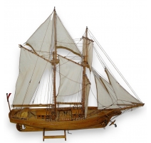 Maquette de bateau goélette