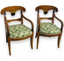 Set of 4 chairs and 2 armchair