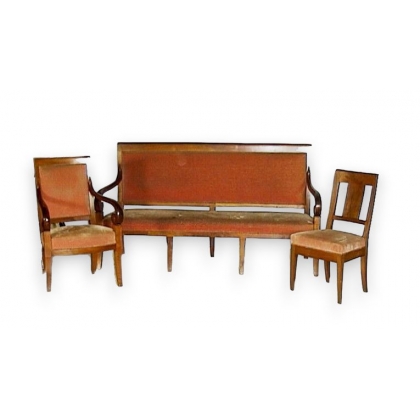 A Directoire set containing: A