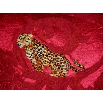 Coussin \"Tiger\", rouge