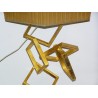  Lampe "Carrés" dorée sur  Moinat SA  - Antiquités décoration