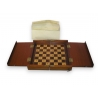 Jeu d'échec de voyage en bois